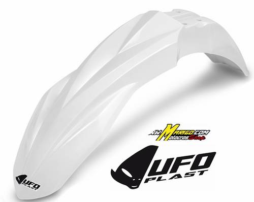 4b - Parafango anteriore KXF 250/450  2018 - 2025  BIANCO   cod. KA04748 047