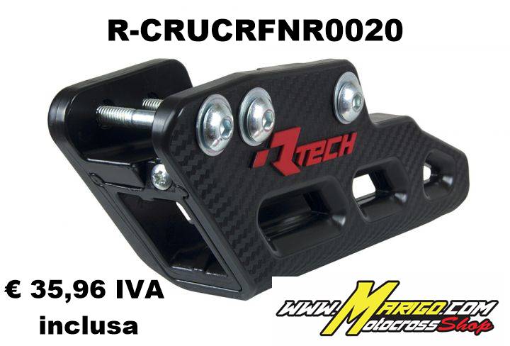 Qiilu Rullo Tendicatena Universale Da 8mm Per Enduro E Dirt Bike - Colore Rosso, In Gomma E Ferro
