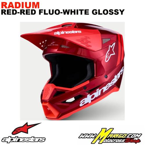 S-M3  -  RADIUM - Red-Red Fluo-White Glossy    -    8300726-3216