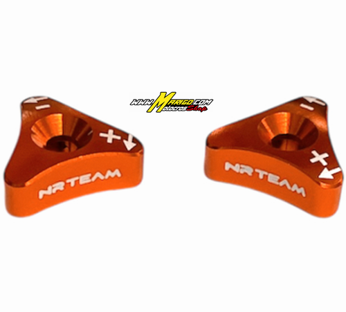 Coppia registri forcella KTM - Husqvarna   superiori arancioni  cod. DS88.0201A
