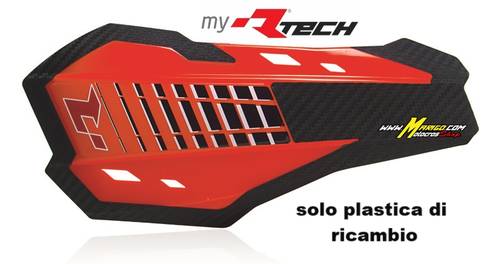 PLASTICA DI RICAMBIO HP2 RTECH ARANCIO cod. R-REPPMHP2AN0 # ARANCIO NEON #