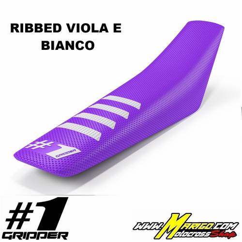 RIBBED - Viola-Bianco   cod. OSC02-PLWH