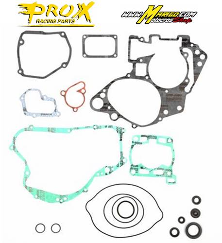 1 - Serie guarnizioni motore RM 125 2004-2012 PROX    paraoli motore compresi NON sono compresi i paraoli dell’albero motore  cod. PX34.3224