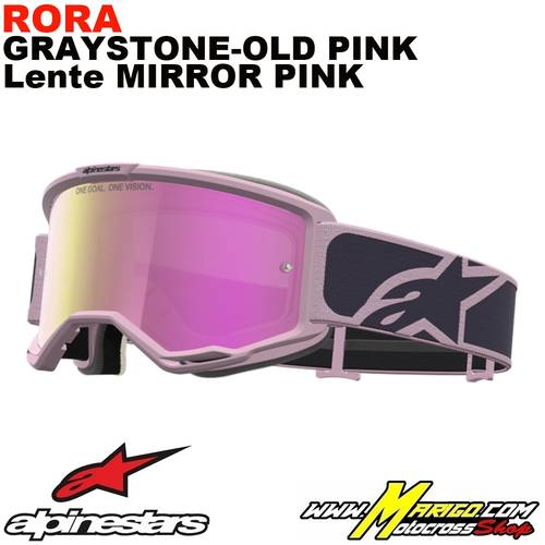 Vision 5  -  Rora Graystone-Old Pink - Lente Mirror Pink    -    5101927-9356
