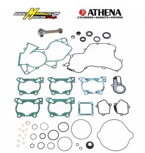 1 - KTM SX 85 cc 2018/2025 Biella con Serie Guarnizioni Motore completa per revisione motore Codice: PB322085