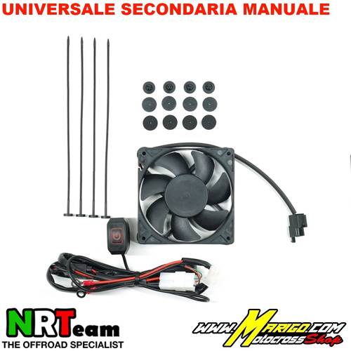 KIT VENTOLA RADIATORE  -  Universale Secondaria Manuale    -    ARF-SR