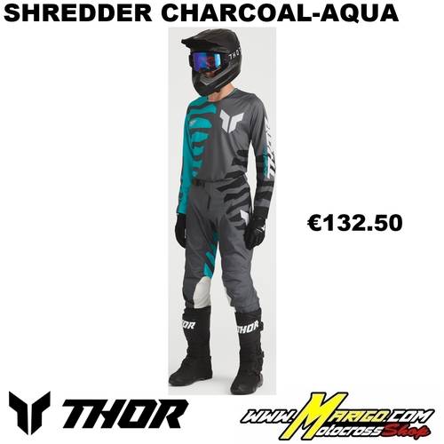 LAUNCHMODE  2027  -  SHREDDER Charcoal-Aqua
