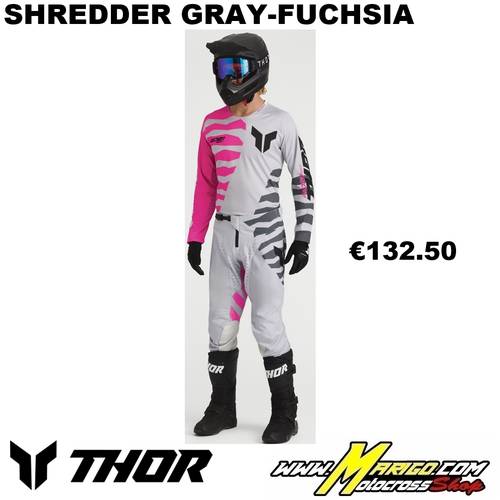 LAUNCHMODE  2027  -  SHREDDER Gray-Fuchsia