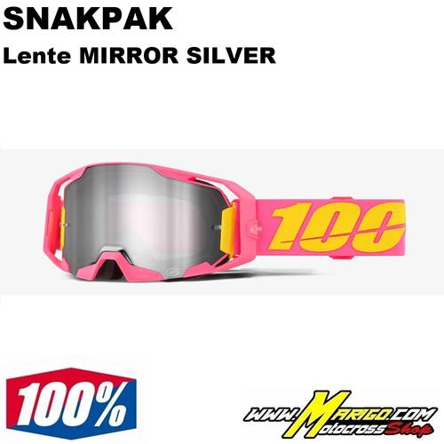 100% ARMATIC  -  SNAKPAK - Lente MIRROR SILVER    -    26014036 / 50060-10017