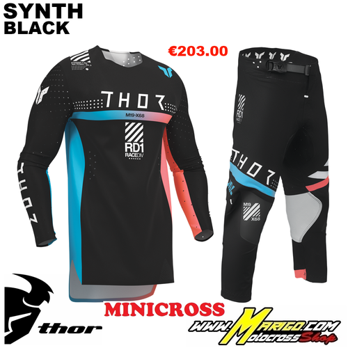 Thor MX  -  SPORTMODE 2026 YOUTH  -  SYNTH Black