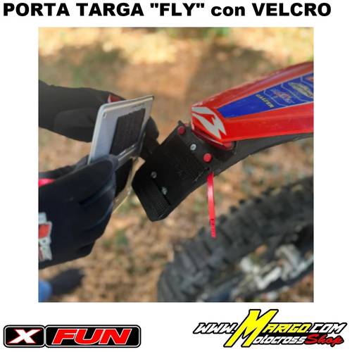 Portatarga XFUN FLY con Velcro    -    PRTPVL0001