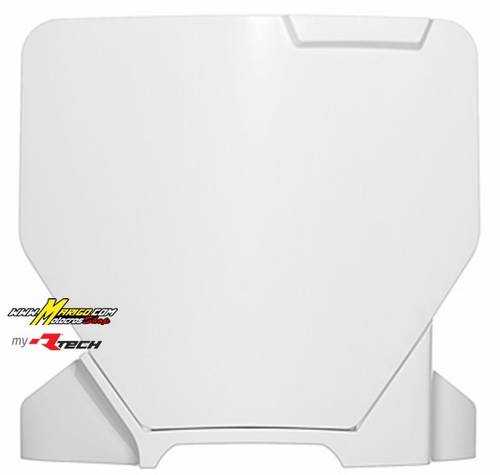 2c - TABELLA ANTERIORE PORTANUMERO  HUSQVARNA TC85 2025 - 2025  BIANCO   cod. R-TBHSQBN0885