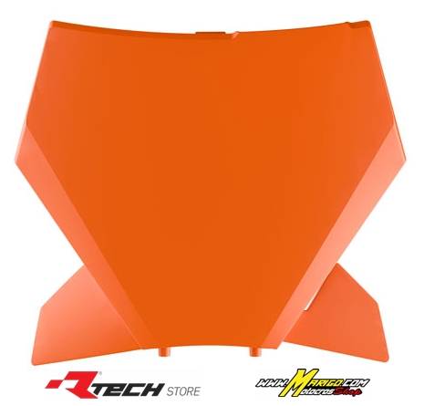1b - TABELLA ANTERIORE PORTANUMERO  KTM	SX85  2025 - 2025  arancio   cod. R-TBKTMAR0885