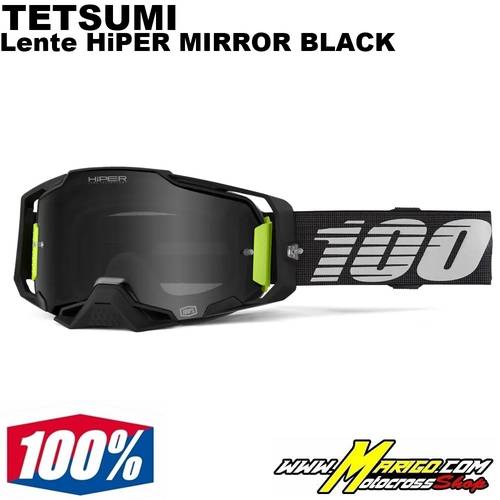 100% ARMEGA  -  TETSUMI - Lente HiPER Mirror Black    -    26014027 / 50003-10024