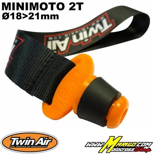 TAPPI SCARICO MINI Ø 18-21 MM PER MINIMOTO 2T CON CINGHIA TWINAIR    -    18611353 / 177701NN