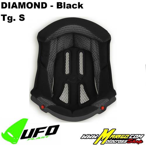 UFO Plast  -  Cuffia Diamond Black    -    HR063-ES