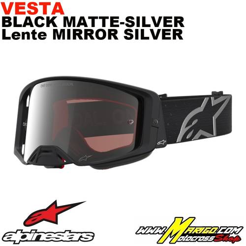 Supertech  -  Vesta Black Matte-Silver  -  Lente Mirror Silver    -    5100727-1728