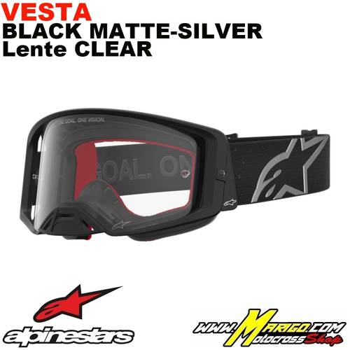 Supertech  -  Vesta Black Matte-Silver  -  Lente Clear    -    5100827-1745