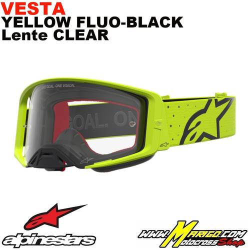 Supertech  -  Vesta Yellow Fluo-Black  -  Lente Clear    -    5100827-5012