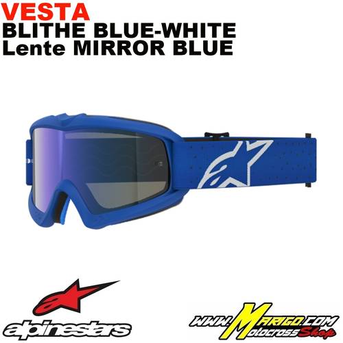 Vision YOUTH  -  Vesta Blithe Blue-White - Lente Mirror Blue    -    5140127-7353