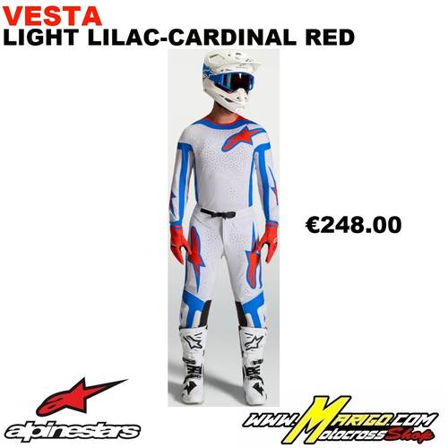 4 - SUPERTECH  2027  -  VESTA Light Lilac-Cardinal Red