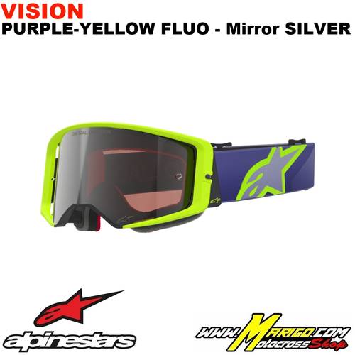 Supertech  -  Vision Purple-Yellow Fluo  -  Lente Mirror Blue    -    5100326-3156