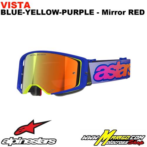 Supertech  -  Vista Blue-Yellow-Purple  -  Lente Mirror Red    -    5100226-7285