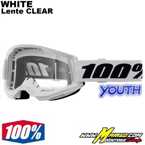 1 - 100% STRATA 2 YOUTH  -  White  -  Lente Clear  -  26013508 / 50031-00013
