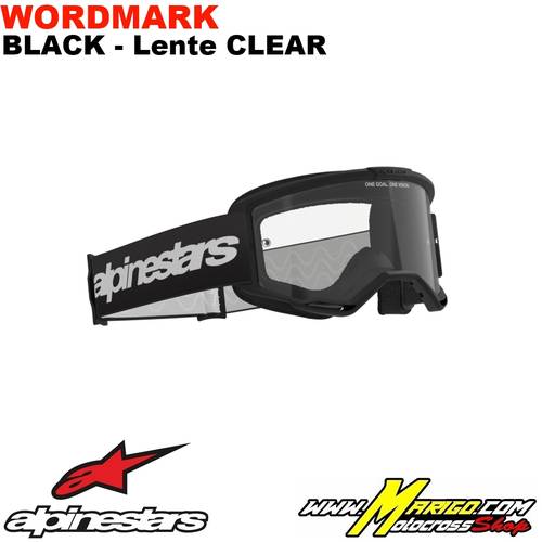 Vision 3  -  Wordmark Black - Lente Clear    -    5103325-1425