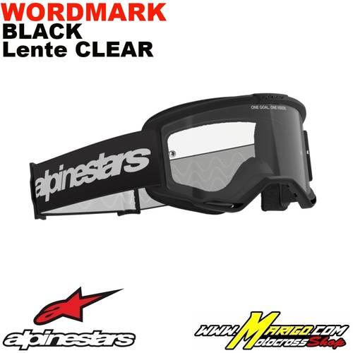 Vision 3  -  Wordmark Black - Lente Clear    -    5103325-1425