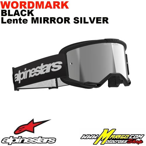 Vision 3  -  Wordmark Black - Lente Mirror Silver    -    5103325-1456