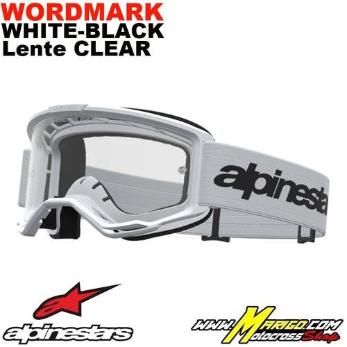 Vision 3  -  Wordmark White-Black - Lente Clear    -    5103325-2097
