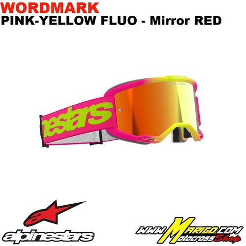 Vision 5  -  Wordmark Pink-Yellow Fluo - Lente Mirror Red    -    5102425-3085