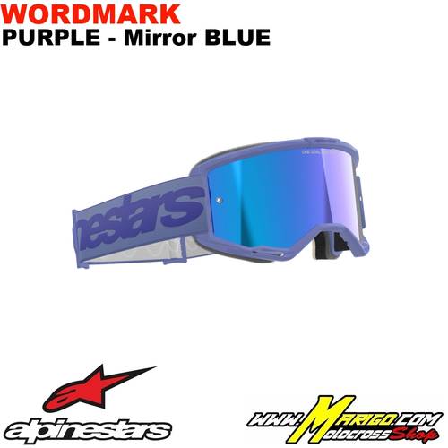 Vision 5  -  Wordmark Purple - Lente Mirror Blue    -    5102425-3116