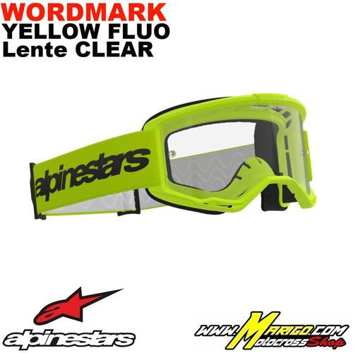 Vision 3  -  Wordmark Yellow Fluo - Lente Clear    -    5103325-5038