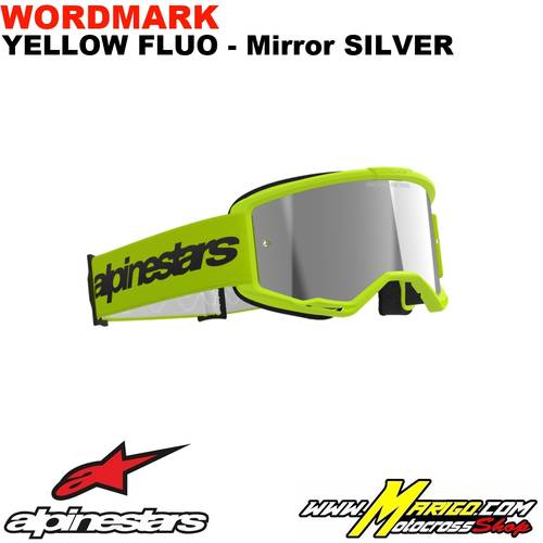 Vision 3  -  Wordmark Yellow Fluo - Lente Mirror Silver    -    5103325-5299