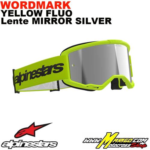 Vision 3  -  Wordmark Yellow Fluo - Lente Mirror Silver    -    5103325-5299