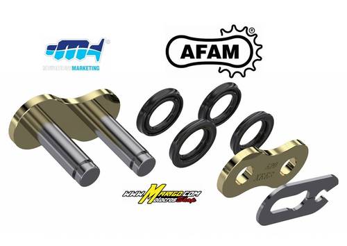 2b - MAGLIA GIUNTO  Per catene AFAM modello XRR3 NERO  cod. A520XRR3KSC