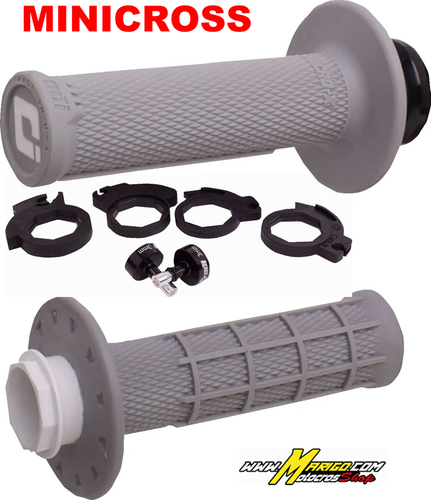 1a - Micro-X Half-Waffle V2 Manopole Lock-On MINICROSS  GAS GAS - KTM - HUSQVARNA  cod. 06303292 / H36MXG