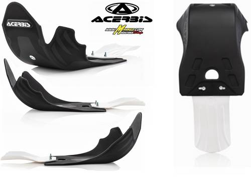 124 - SOTTOMOTORE  # KX 250 4T 2021 / 2024 # KX 450 4T 2019 / 2024 NERO/BIANCO  cod. 0023701.315