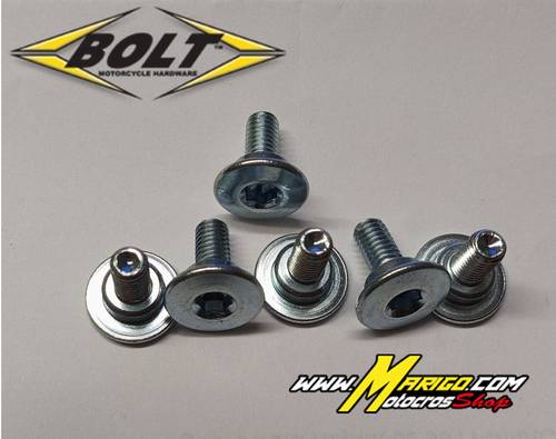 1 - VITI COPRISTELI HONDA  ( quantita' 6 pezzi ) cod. HONDA  90114-MAC-780 - 90113-MAC-780 - HF.615-STL