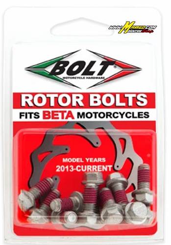 1a - BETA  KIT VITERIA REPLICA ORIGINALE  KIT VITI FRENO BOLT PER BETA  cod. BETA.RTR