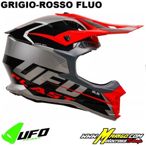 2 - INTREPID  -  Grigio-Rosso Fluo    -    HE13400-EB