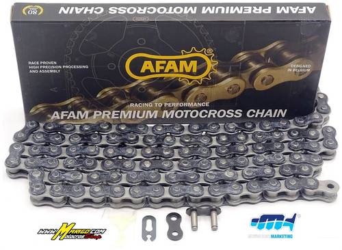 1a - AFAM PREMIUM - AFAM / MX6 - Motocross MOTOCROSS CHAIN  Colore nero/cromato    cod. A520MX6118K  Carico di Rottura  3740 KG