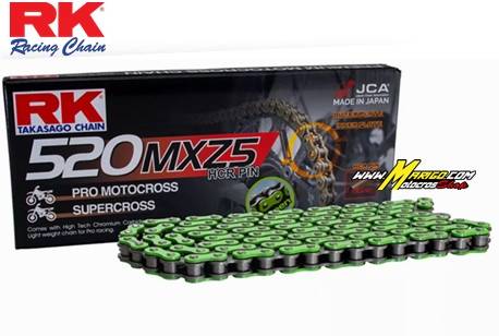 2a - CATENA RK 520MXZ5-120 CL GREEN  Codice HB520MXZ5120MM