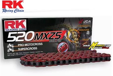 2a - CATENA RK 520MXZ5-120 CL RED  Codice HB520MXZ5120RR