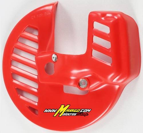 7 - Copridisco anteriore CR 125/250/500 CR 125 1990-1994 Honda CR 250 1989-1994 Honda CR 500 1989-1994  cod. HO02661.061 rosso UFO