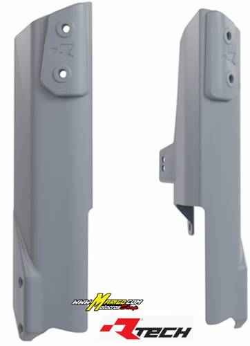 2a - PROTEZIONI FORCELLA  HONDA   TRANSALP	750	2023 - 2025  GRIGIO CHIARO  cod. R-PSALPGR0024