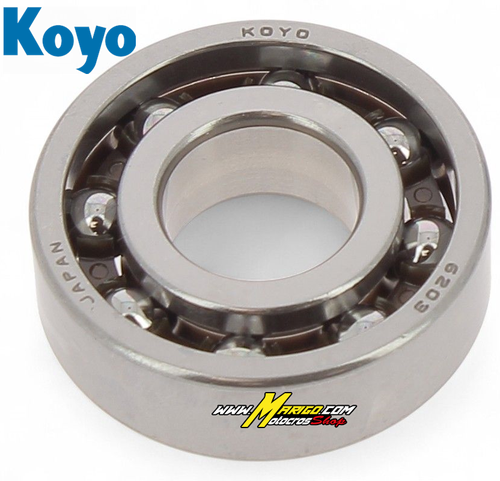 Cuscinetto albero motore KOYO 17x40x12 mm  cod. CU6203 TN9 C3