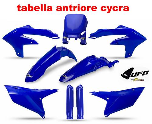 1 - FULL KIT YAMAHA CON Tabella anteriore CYCRA YZF 450 2023-2025 - YZF 250 2026 - 2025 BLU cod. YAKIT326F CYCRA  1CYC-0992-62